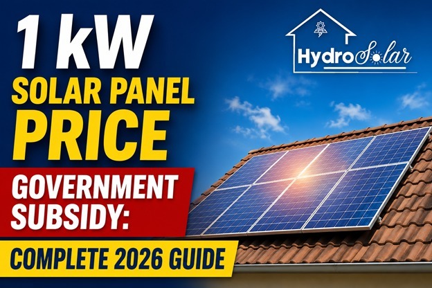 1kW solar panel price government subsidy